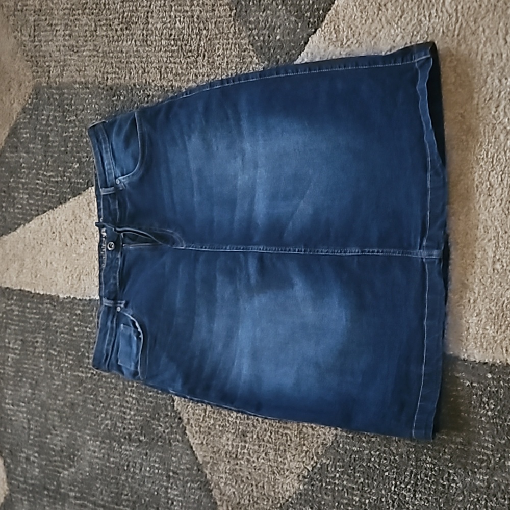 Roadster dark denim jean skirt